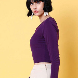 Women Top With Cris Cross Back