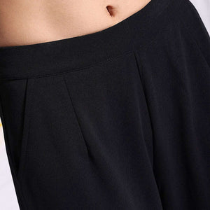 Women Solid Wide Leg Trouser