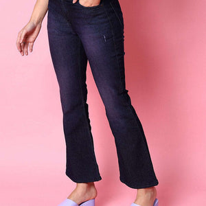 Women Tinted Bootcut Denim Jeans