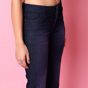 Women Tinted Bootcut Denim Jeans