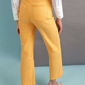 Women Tinted Wide Leg Denim Jeans