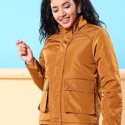 Women Winter Crop Jacket
