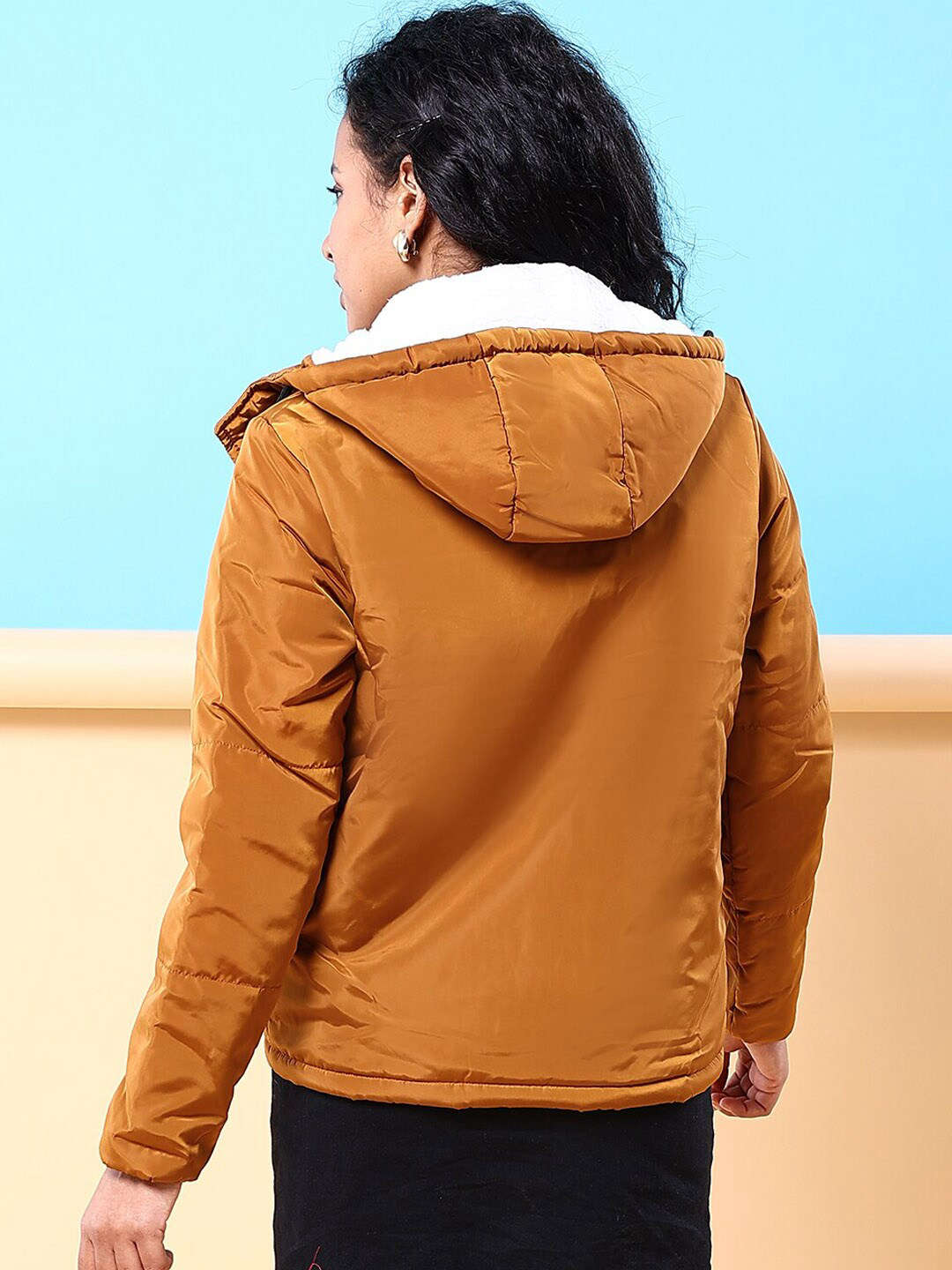 Women Winter Crop Jacket