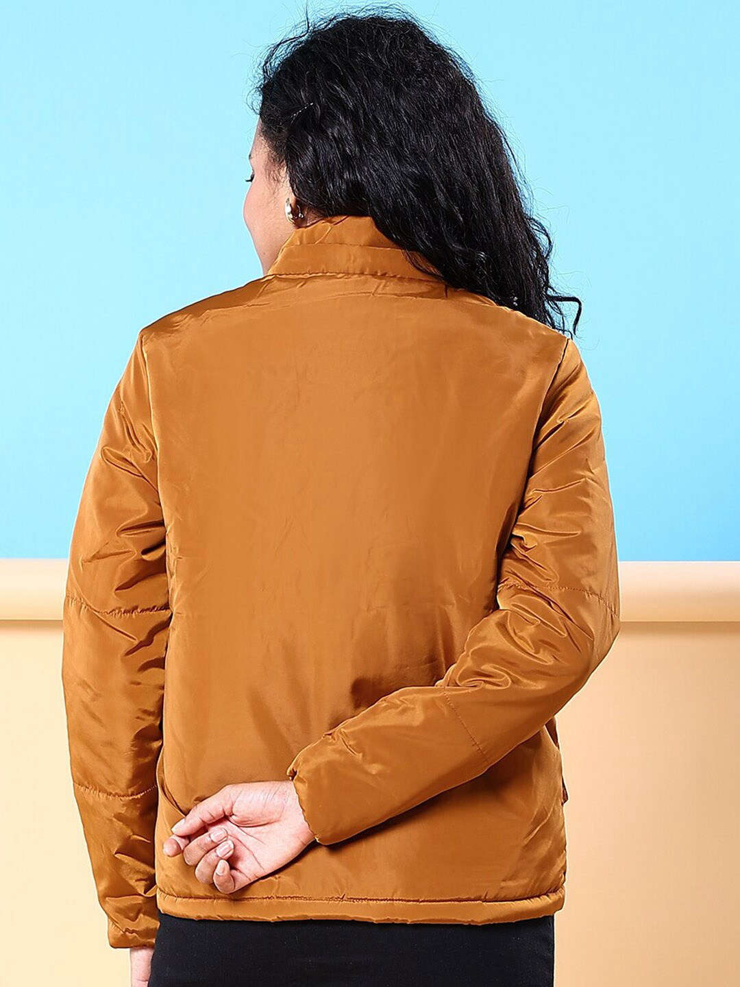 Women Winter Crop Jacket