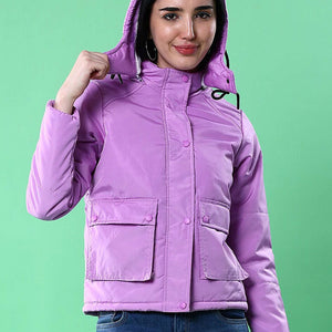 Women Winter Crop Jacket