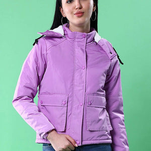 Women Winter Crop Jacket
