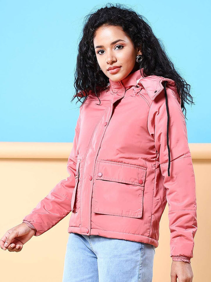 Women Winter Crop Jacket