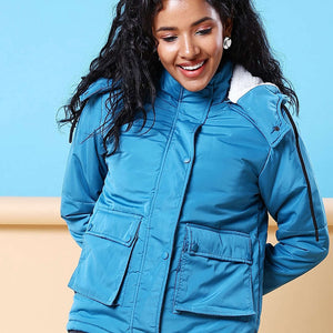 Women Winter Crop Jacket