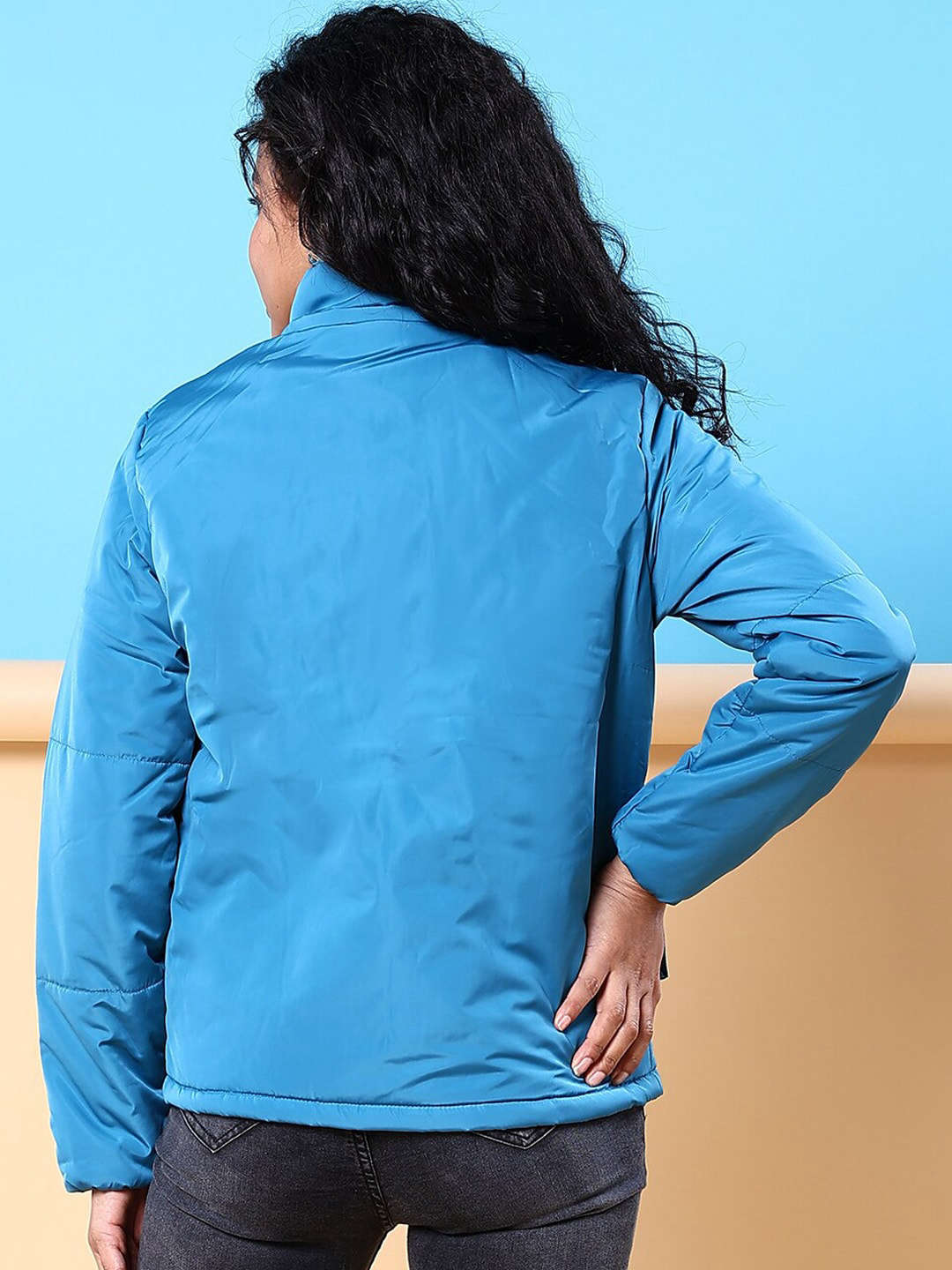 Women Winter Crop Jacket