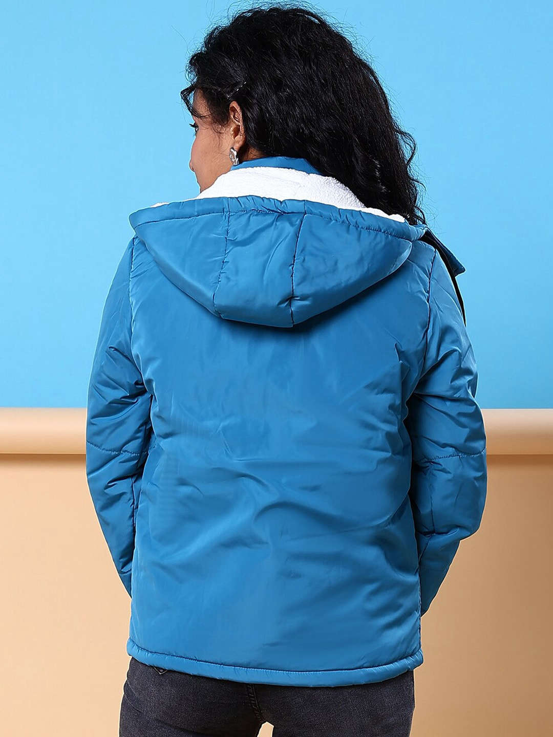 Women Winter Crop Jacket