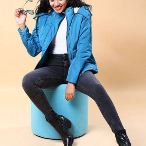 Women Winter Crop Jacket