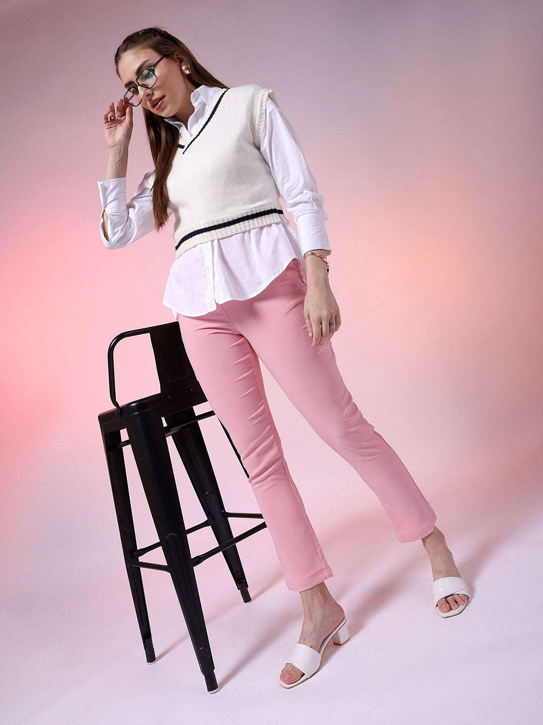 Women Solid Trouser