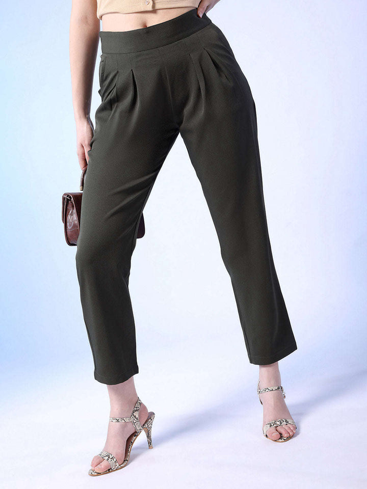 Women Solid Trouser