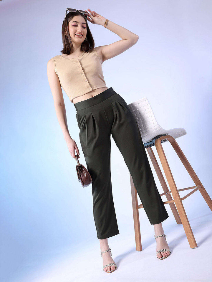 Women Solid Trouser