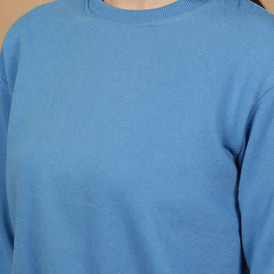 Women's Solid Regular Fit Sweatshirt