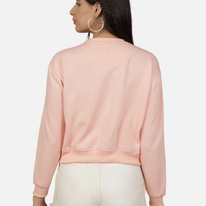 Women's Solid Regular Fit Sweatshirt