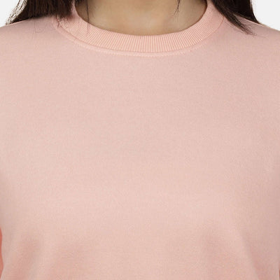 Women's Solid Regular Fit Sweatshirt