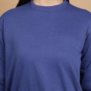 Women's Solid Regular Fit Sweatshirt