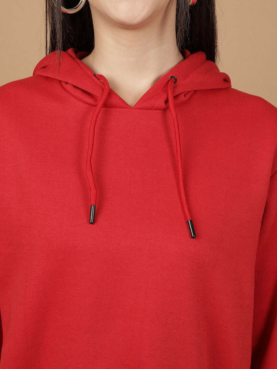 Women's Solid Regular Fit Sweatshirt
