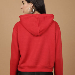Women's Solid Regular Fit Sweatshirt