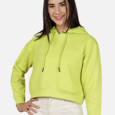 Women's Solid Regular Fit Sweatshirt