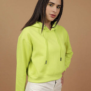 Women's Solid Regular Fit Sweatshirt