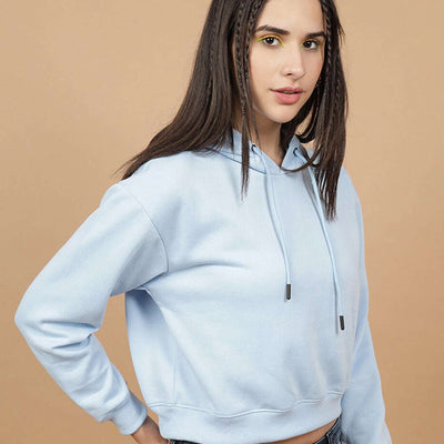 Women's Solid Regular Fit Sweatshirt