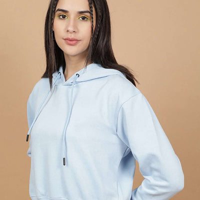 Women's Solid Regular Fit Sweatshirt