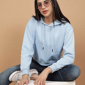 Women's Solid Regular Fit Sweatshirt