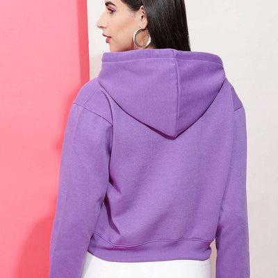 Women's Solid Regular Fit Sweatshirt