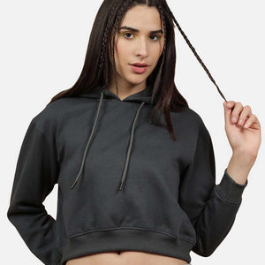 Women's Solid Regular Fit Sweatshirt
