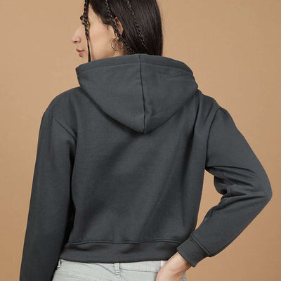 Women's Solid Regular Fit Sweatshirt