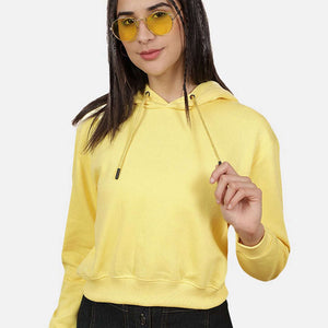 Women's Solid Regular Fit Sweatshirt
