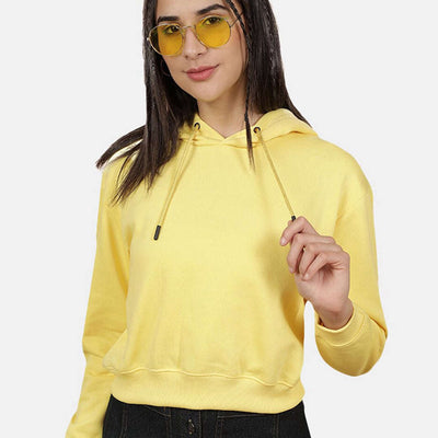 Women's Solid Regular Fit Sweatshirt
