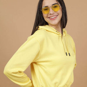 Women's Solid Regular Fit Sweatshirt