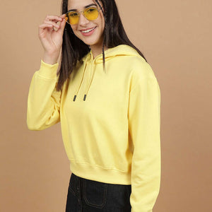 Women's Solid Regular Fit Sweatshirt