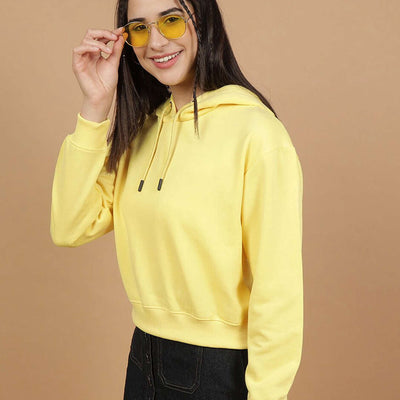 Women's Solid Regular Fit Sweatshirt