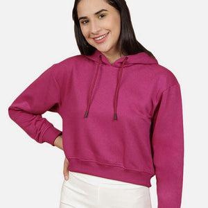 Women's Solid Regular Fit Sweatshirt