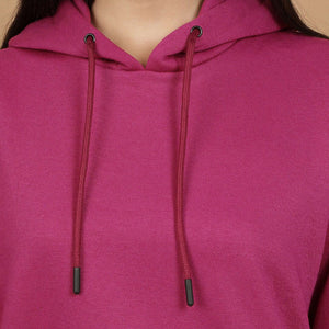 Women's Solid Regular Fit Sweatshirt