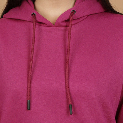 Women's Solid Regular Fit Sweatshirt