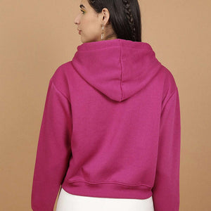 Women's Solid Regular Fit Sweatshirt