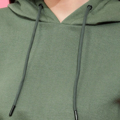 Women's Solid Regular Fit Sweatshirt