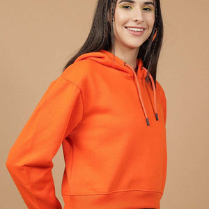 Women's Solid Regular Fit Sweatshirt