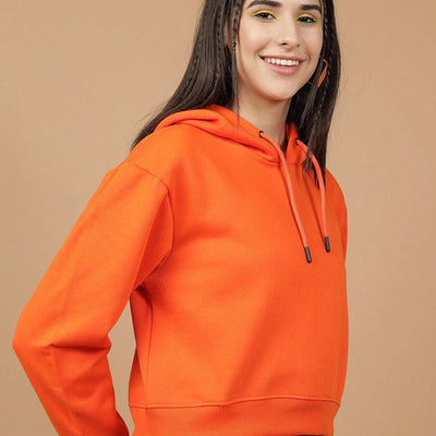 Women's Solid Regular Fit Sweatshirt
