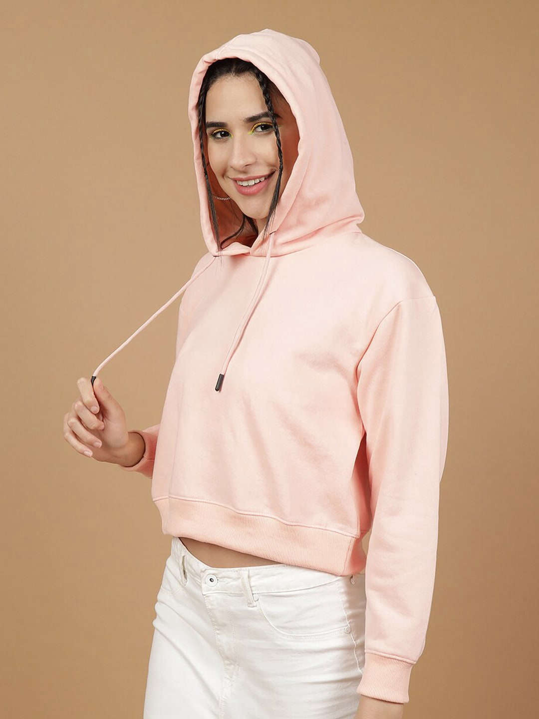 Women's Solid Regular Fit Sweatshirt