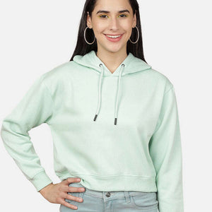 Women's Solid Regular Fit Sweatshirt