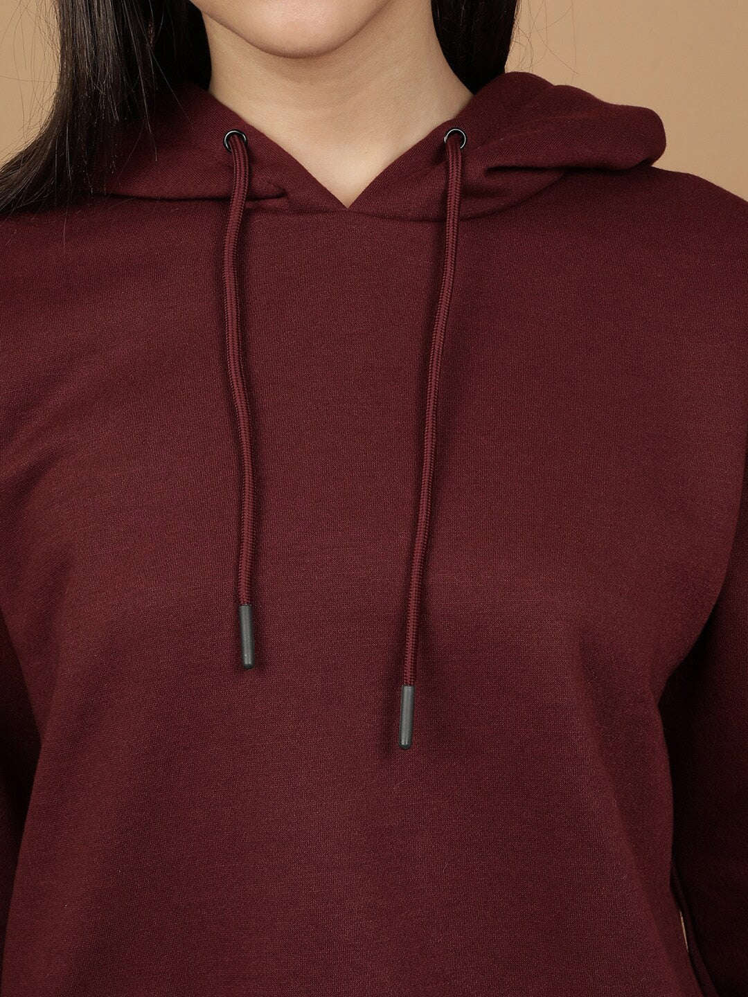 Women's Solid Regular Fit Sweatshirt