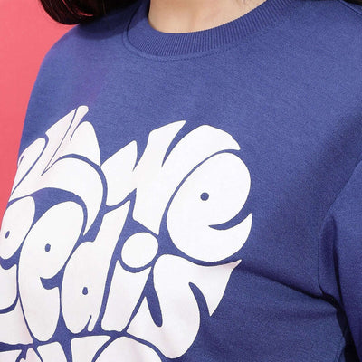 Women's Solid Regular Fit Sweatshirt