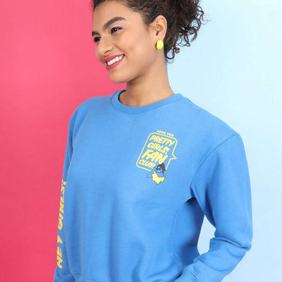 Women's Back Printed Regular Fit Sweatshirt