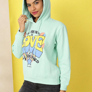 Women's Printed Regular Fit Sweatshirt